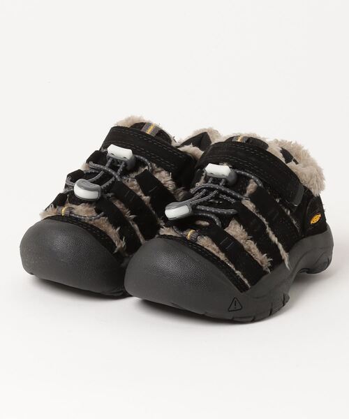 KEEN（キーン）の「NEWPORT SHOE / ニューポート シュー ★Collaboration with《THE PARK SHOP》 / キッズ スニーカー（スニーカー・キッズ・ブラック×ベージュ・15cm/16cm/17cm/18cm/18.5cm/19.5cm）」の4枚目の写真
