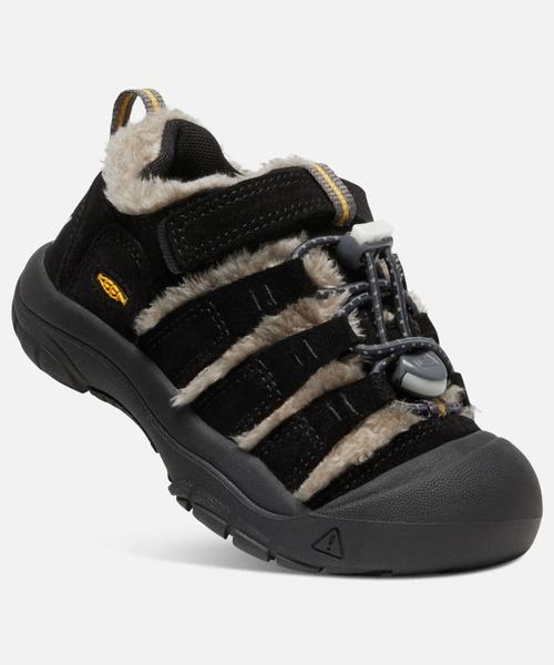 KEEN（キーン）の「NEWPORT SHOE / ニューポート シュー ★Collaboration with《THE PARK SHOP》 / キッズ スニーカー（スニーカー・キッズ・ブラック×ベージュ・15cm/16cm/17cm/18cm/18.5cm/19.5cm）」の8枚目の写真