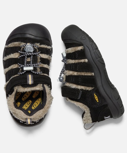 KEEN（キーン）の「NEWPORT SHOE / ニューポート シュー ★Collaboration with《THE PARK SHOP》 / キッズ スニーカー（スニーカー・キッズ・ブラック×ベージュ・15cm/16cm/17cm/18cm/18.5cm/19.5cm）」の10枚目の写真