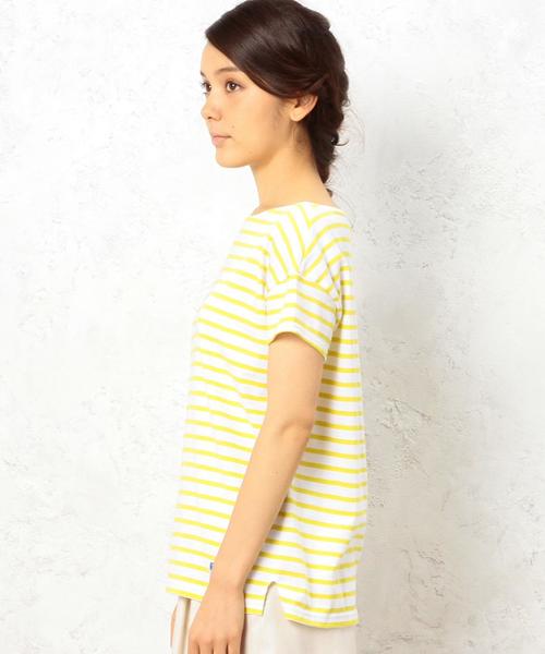 ORCIVAL（オーシバル）の「[オーシバル]ORCIVAL C BOR S/S プルオーバー カットソー（Tシャツ/カットソー・レディース・ブラック/イエロー/ロイヤルブルー・フリー）」の12枚目の写真