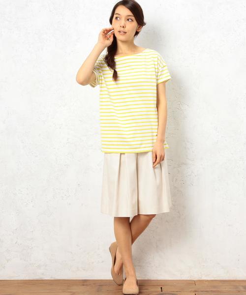 ORCIVAL（オーシバル）の「[オーシバル]ORCIVAL C BOR S/S プルオーバー カットソー（Tシャツ/カットソー・レディース・ブラック/イエロー/ロイヤルブルー・フリー）」の13枚目の写真