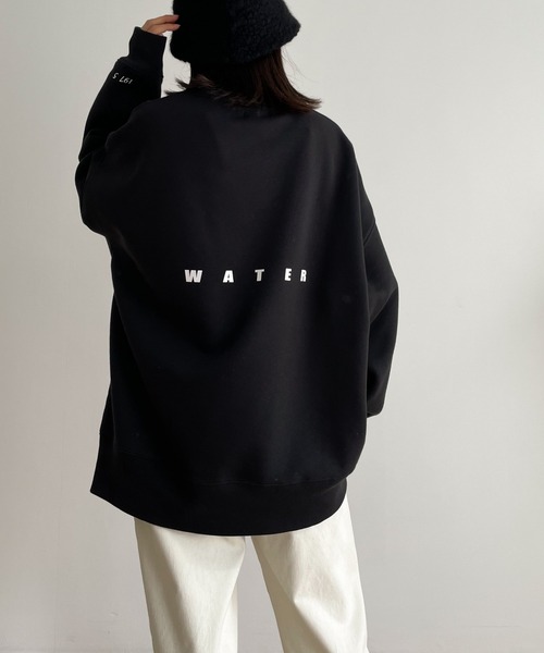CANAL JEAN（キャナルジーン）の「1975 TOKYO(1975 トーキョー) "HEAVY WATER"裏起毛クルーネックトレーナー（スウェット・レディース・ホワイト/ブラック/サンドベージュ・X-LARGE/LARGE）」の17枚目の写真