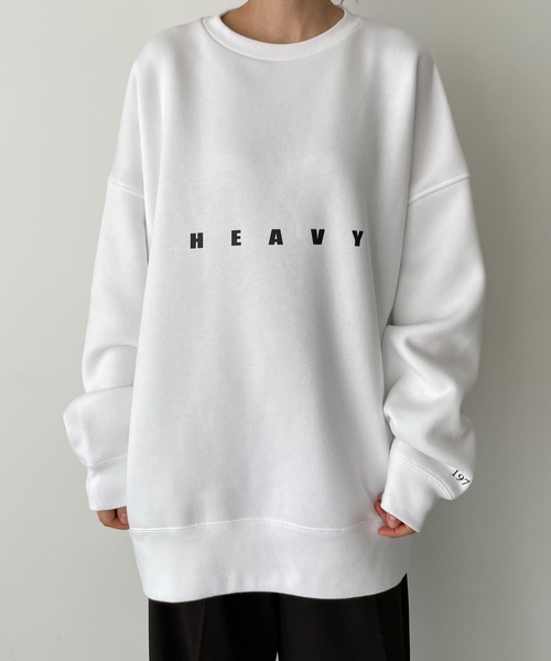 CANAL JEAN（キャナルジーン）の「1975 TOKYO(1975 トーキョー) "HEAVY WATER"裏起毛クルーネックトレーナー（スウェット・レディース・ホワイト/ブラック/サンドベージュ・X-LARGE/LARGE）」の19枚目の写真