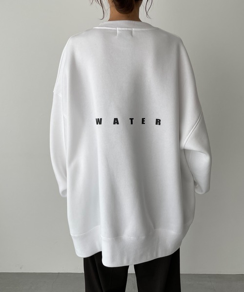 CANAL JEAN（キャナルジーン）の「1975 TOKYO(1975 トーキョー) "HEAVY WATER"裏起毛クルーネックトレーナー（スウェット・レディース・ホワイト/ブラック/サンドベージュ・X-LARGE/LARGE）」の21枚目の写真