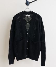 Lui's | 【Neucon / ニューコン】23SS ダイヤ柄透かしカーディガン(カーディガン/ボレロ)