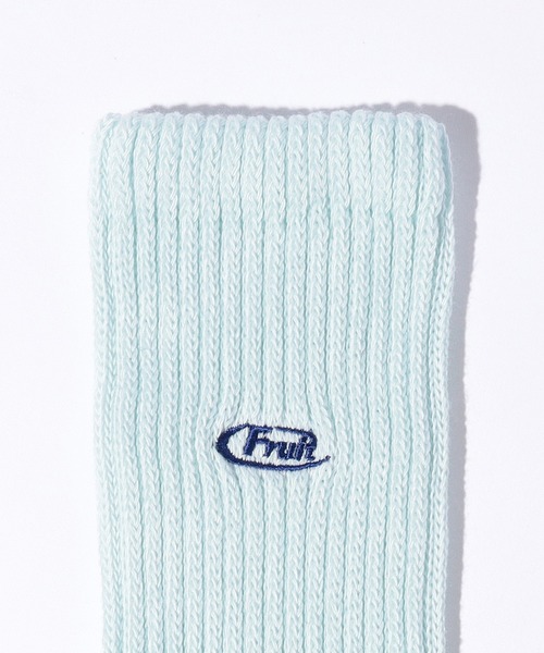 FRUIT OF THE LOOM(フルーツオブザルーム)の「【FRUIT OF THE LOOM】マーク刺繍シグナル/クルー丈ソックス/レディース/3足セット(ソックス/靴下・レディース・マルチ・23cm~25cm)」の5枚目の写真