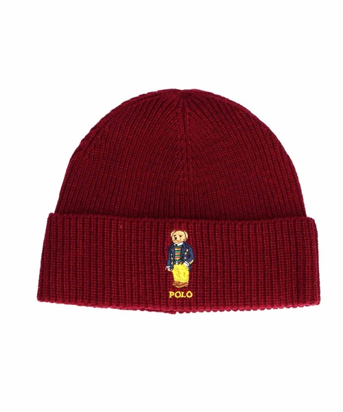 styles（スタイルス）の「POLO RALPH LAUREN SOLID PREPPY BEAR BEANIE 3535/3536（ニットキャップ/ビーニー・メンズ・グリーン/レッド・ONE SIZE）」の12枚目の写真