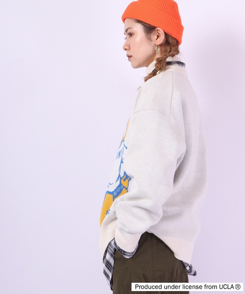 SALE! ファビアンルー　ニット　カットソー　ジーンズ　まとめ売りセット 総柄モールニットクルーネック ユニセックス（ニット/セーター