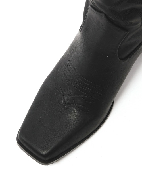 SPIRALGIRL(スパイラルガール)の「ウエスタンブーツ(ブーツ・レディース・ホワイト/ブラック/ベージュ・MEDIUM/LARGE)」の16枚目の写真