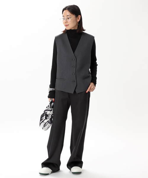 AP STUDIO（エーピーストゥディオ）の「ウールツイルベスト（ベスト・レディース・グレー・FREE）」の11枚目の写真