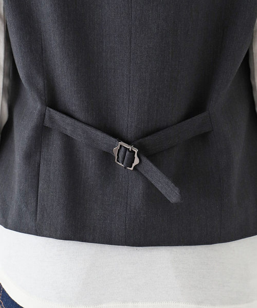 AP STUDIO（エーピーストゥディオ）の「ウールツイルベスト（ベスト・レディース・グレー・FREE）」の22枚目の写真