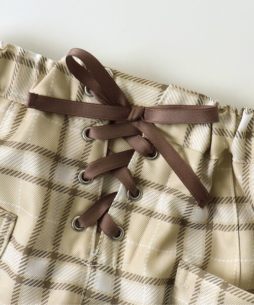 algy(アルジー)の「バックレースアップスカパン(スカート・キッズ・オフホワイト/ベージュ/ミント・XXX-SMALL/XX-SMALL/X-SMALL/MEDIUM/SMALL)」の9枚目の写真
