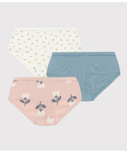 セール】ハイウェストショーツ3枚組（ショーツ）｜PETIT BATEAU 