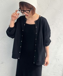 ドットボタンBIGカーディガン【ZOZOTOWN限定アイテム】