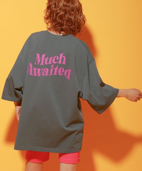 PBLIM（ページボーイリム）の「PAGEBOYLIM/オートモービルルーズT（Tシャツ/カットソー・レディース・グリーン/チャコールグレー/オフホワイト/ブラウン/ネイビー/ブラック・MEDIUM/LARGE）」の9枚目の写真