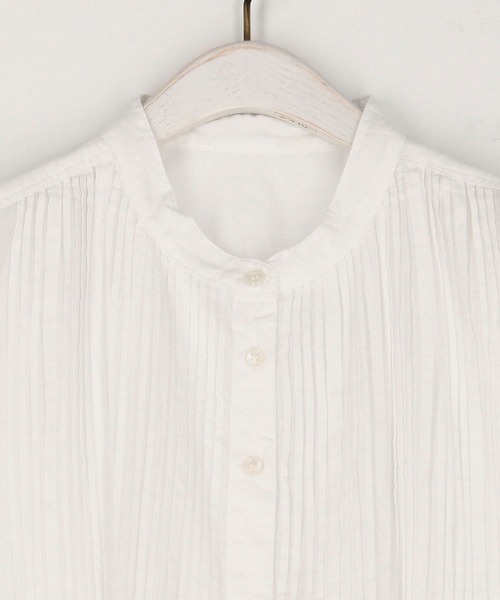 Grand PARK(グランドパーク)の「ピンタック入り ノースリーブチュニック(シャツ/ブラウス・レディース・ホワイト/ネイビー/その他・FREE)」の16枚目の写真