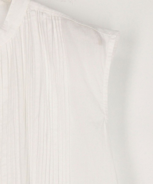 Grand PARK(グランドパーク)の「ピンタック入り ノースリーブチュニック(シャツ/ブラウス・レディース・ホワイト/ネイビー/その他・FREE)」の17枚目の写真