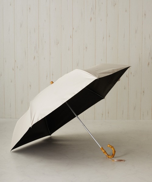 Birthday room（バースデイルーム）の「晴雨兼用軽量UVカット(99%)バンブー折りたたみ傘（折りたたみ傘・レディース・ベージュ/グリーン/ブラック・FREE）」の13枚目の写真