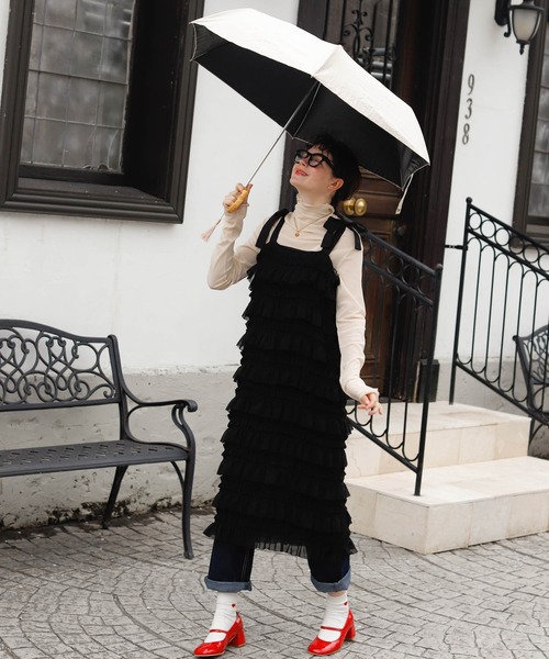 Birthday room（バースデイルーム）の「晴雨兼用軽量UVカット(99%)バンブー折りたたみ傘（折りたたみ傘・レディース・ベージュ/グリーン/ブラック・FREE）」の16枚目の写真