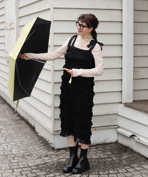 Birthday room（バースデイルーム）の「晴雨兼用軽量UVカット(99%)バンブー折りたたみ傘（折りたたみ傘・レディース・ベージュ/グリーン/ブラック・FREE）」の17枚目の写真