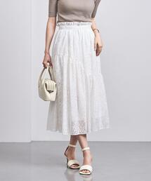 UNITED ARROWS | オパールプリント ティアードスカート(スカート)