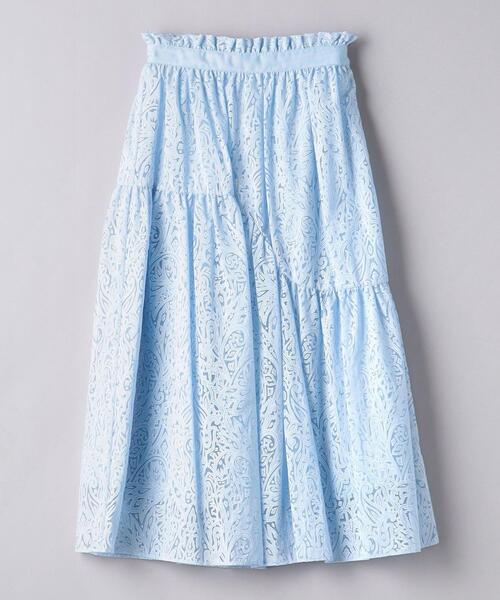 【新品未使用】United Arrows オパールプリント ティアードスカート UNITED ARROWS（ユナイテッドアローズ）の「オパールプリント
