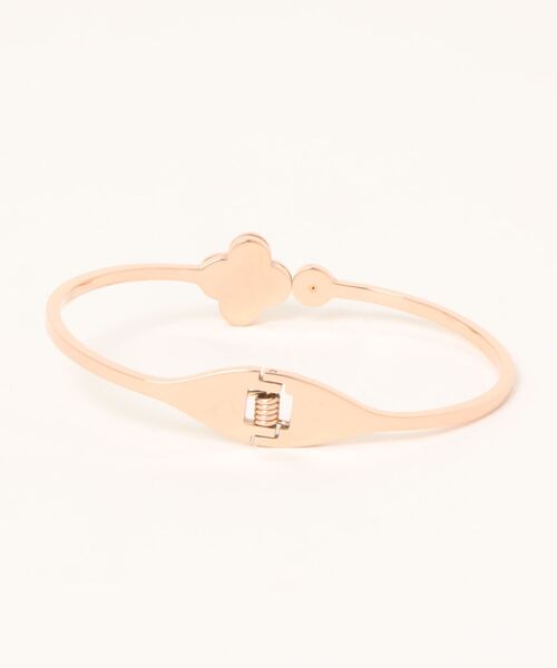 Coo+i(クーイ)の「クローバーバングル(バングル/リストバンド・レディース・ブラック/ホワイト・FREE)」の6枚目の写真