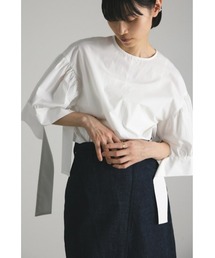 ロングカフブラウス