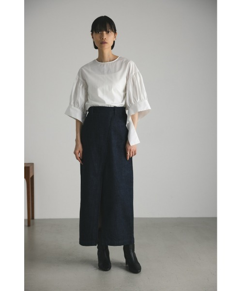 STYLEMIXER（スタイルミキサー）の「ロングカフブラウス（シャツ/ブラウス・レディース・ホワイト/ブラック/ピンク・FREE）」の5枚目の写真