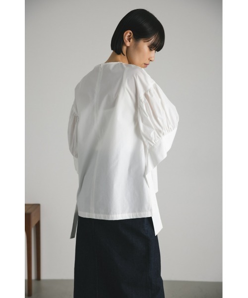 STYLEMIXER（スタイルミキサー）の「ロングカフブラウス（シャツ/ブラウス・レディース・ホワイト/ブラック/ピンク・FREE）」の10枚目の写真