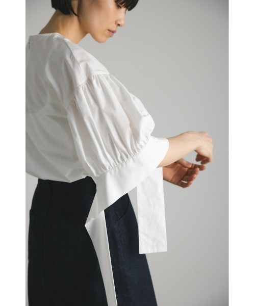 STYLEMIXER（スタイルミキサー）の「ロングカフブラウス（シャツ/ブラウス・レディース・ホワイト/ブラック/ピンク・FREE）」の13枚目の写真