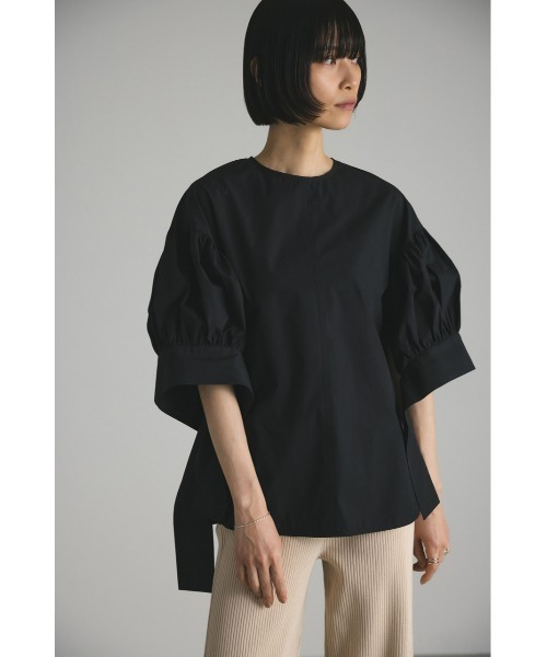 STYLEMIXER（スタイルミキサー）の「ロングカフブラウス（シャツ/ブラウス・レディース・ホワイト/ブラック/ピンク・FREE）」の15枚目の写真