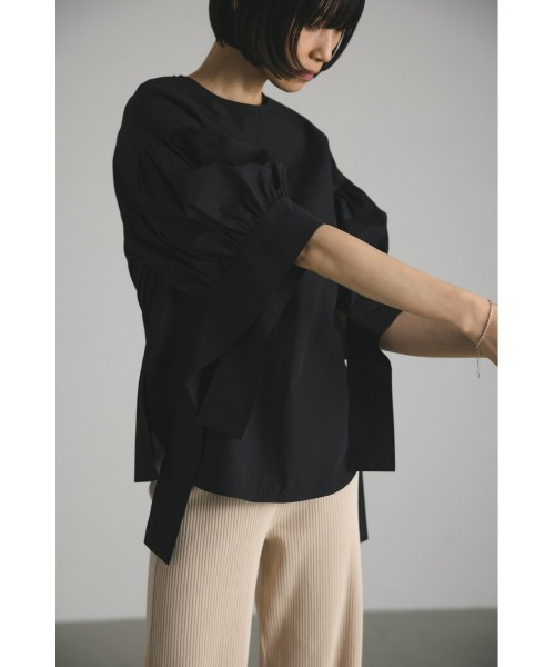 STYLEMIXER（スタイルミキサー）の「ロングカフブラウス（シャツ/ブラウス・レディース・ホワイト/ブラック/ピンク・FREE）」の20枚目の写真