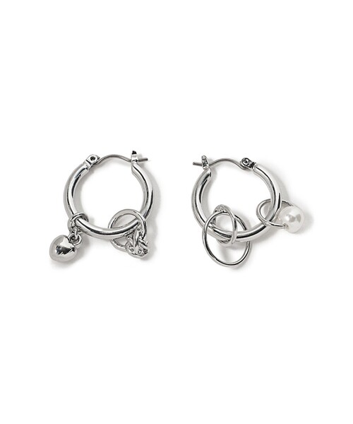 BEAMS HEART（ビームスハート）の「BEAMS HEART / コイルフープ ピアス（ピアス（両耳用）・レディース・シルバー/ゴールド・ONE SIZE）」の3枚目の写真