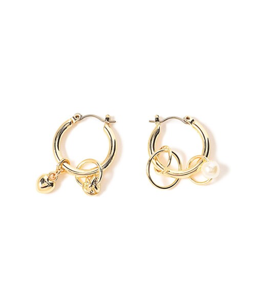 BEAMS HEART（ビームスハート）の「BEAMS HEART / コイルフープ ピアス（ピアス（両耳用）・レディース・シルバー/ゴールド・ONE SIZE）」の5枚目の写真