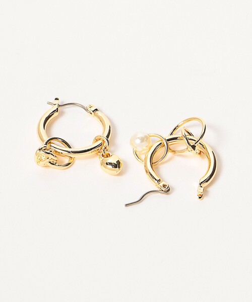 BEAMS HEART（ビームスハート）の「BEAMS HEART / コイルフープ ピアス（ピアス（両耳用）・レディース・シルバー/ゴールド・ONE SIZE）」の6枚目の写真