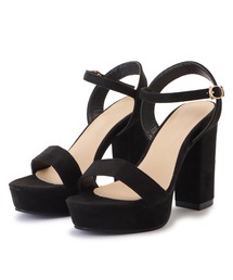 美品✨ ディーゼル チャンキーヒール サンダル 23cm ブラック 23SS 美品✨ ディーゼル チャンキーヒール サンダル 23cm ブラック 23SS