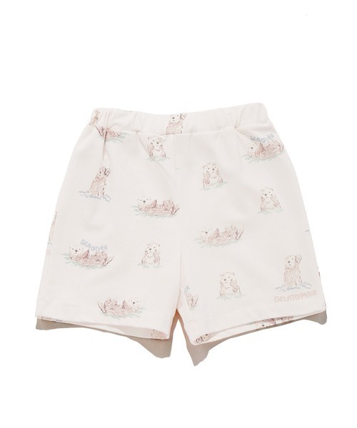gelato pique（ジェラートピケ）の「【KIDS】ラッコ柄ショート