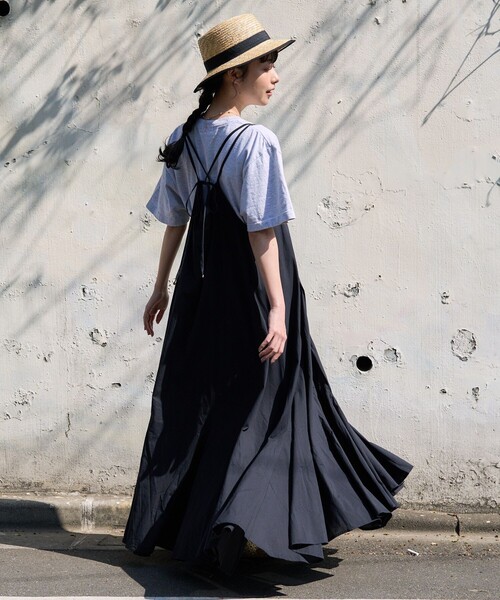 FREAK'S STORE（フリークスストア）の「インドキャミマキシワンピース（ワンピース・レディース・グリーン/ブラック/レンガ・ﾌﾘ-）」の7枚目の写真