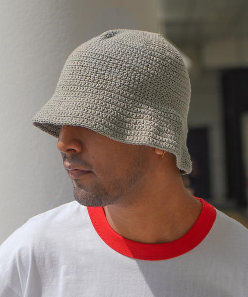 SUBLIME(サブライム)の「【SUBLiME/サブライム】 HANDKNIT HAT(ハット・メンズ・ブラック/ベージュ/パープル/ブラウン/オレンジ/グリーン・FREE)」の8枚目の写真