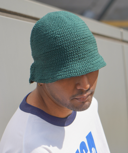 SUBLIME(サブライム)の「【SUBLiME/サブライム】 HANDKNIT HAT(ハット・メンズ・ブラック/ベージュ/パープル/ブラウン/オレンジ/グリーン・FREE)」の10枚目の写真