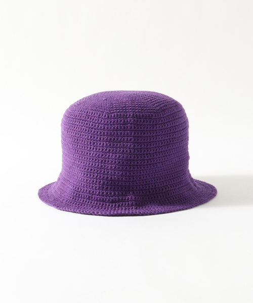 SUBLIME(サブライム)の「【SUBLiME/サブライム】 HANDKNIT HAT(ハット・メンズ・ブラック/ベージュ/パープル/ブラウン/オレンジ/グリーン・FREE)」の14枚目の写真