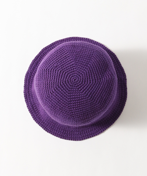 SUBLIME(サブライム)の「【SUBLiME/サブライム】 HANDKNIT HAT(ハット・メンズ・ブラック/ベージュ/パープル/ブラウン/オレンジ/グリーン・FREE)」の16枚目の写真