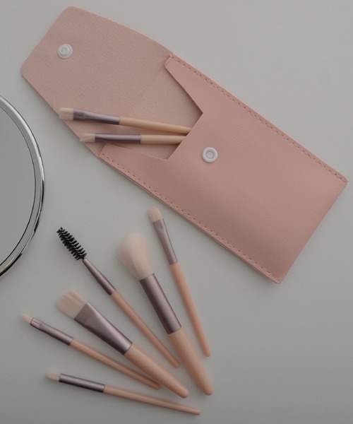 Mayree（メイリー）の「【resonance】メイク ブラシセット【8本セット】 (収納ケース付き)（メイクブラシ・レディース・ブルー/ライトブルー/ベビーピンク/ピンク/セージグリーン・FREE）」の5枚目の写真