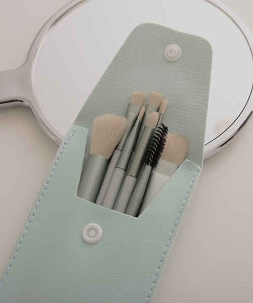 Mayree（メイリー）の「【resonance】メイク ブラシセット【8本セット】 (収納ケース付き)（メイクブラシ・レディース・ブルー/ライトブルー/ベビーピンク/ピンク/セージグリーン・FREE）」の16枚目の写真