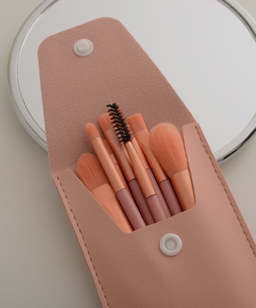 Mayree（メイリー）の「【resonance】メイク ブラシセット【8本セット】 (収納ケース付き)（メイクブラシ・レディース・ブルー/ライトブルー/ベビーピンク/ピンク/セージグリーン・FREE）」の10枚目の写真