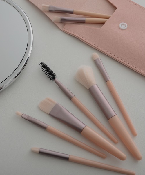 Mayree（メイリー）の「【resonance】メイク ブラシセット【8本セット】 (収納ケース付き)（メイクブラシ・レディース・ブルー/ライトブルー/ベビーピンク/ピンク/セージグリーン・FREE）」の8枚目の写真