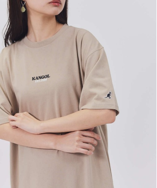 KANGOL（カンゴール）の「【KANGOL】バックグラフィックワンピース（ワンピース・レディース・ベージュ/ブラック・M/L）」の7枚目の写真