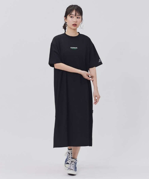 KANGOL（カンゴール）の「【KANGOL】バックグラフィックワンピース（ワンピース・レディース・ベージュ/ブラック・M/L）」の8枚目の写真