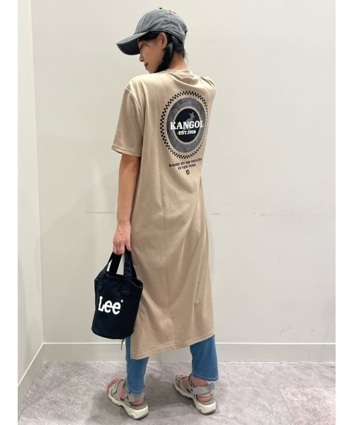 KANGOL（カンゴール）の「【KANGOL】バックグラフィックワンピース（ワンピース・レディース・ベージュ/ブラック・M/L）」の9枚目の写真